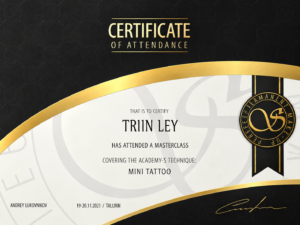 Mini Tattoo meistriklass – Andrey Lukovnikov